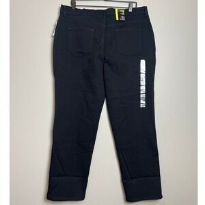 Style & Co Denim Jeans Women's Size 18 Petite Black Straight Leg Comfortable NWT